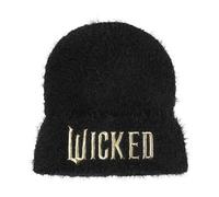 Bioworld Wicked Soft Fuzzy Cuff Black Beanie