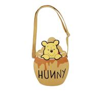 Bioworld Winnie The Pooh Hunny Pot 8” Crossbody Bag, Yellow, One size