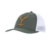 Bioworld Yellowstone Logo Olive Elite Flex Trucker Hat, Yellowstone Logo Olive, One Size