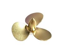 BIPANO 3 Blades Propeller Aperture M4 Brass Paddle Marine Props, For RC Simulation Ship Electric Boat Model Diameter 35mm Aluminium Alloy RC Boat Propeller(1pcs positive)