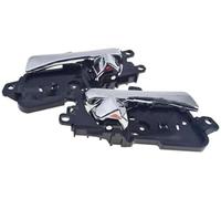 BIPANO car Door Handle Cover Trim Car Exterior Door Handle, for Hyundai, for Sonata 2011 2012 2013 2014 2015 Front Rear Left Right Outside Inside Interior Handles Chrome(Black Inside LH RH)