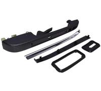 BIPANO car Door Handle Cover Trim Car Exterior Door Handle, for Vw, for Golf, for Mk1 Mk2 Jetaa 191837205A 191837206A Handles Lock W/Keys Outside Front Rear Left Right Outer(Black Rear Right)
