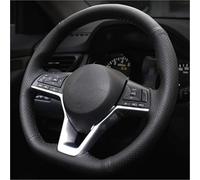 BIPANO Car Steering Wheel Cover, for X-TRAIL, for Qashqai, for Rogue 2017-2019 car steering wheel wrap(Beige Thread)