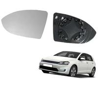 BIPANO For Golf, for Mk7 2013 2014 2015 2016 2017 2018 2019 2020 2021 Wing Mirror Glass Heated with Backing Plate Left Hand Side car wing mirror glass