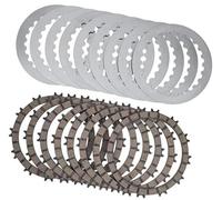 BIPANO Motorcycle Clutch Friction Plates Steel Kit, for 450 Excf SX-F Six Days Xcf Xcw 500 Motorcycle Clutch Friction Plate(Black 1 Stes)