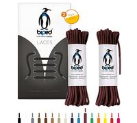 biped Laces 2 Pairs of Round Cotton Shoelaces ø 2 mm Thin - Tear-Resistant Quality Shoelaces for Leather Shoes, Boots, Boots and Casual Shoes - Made in EU z2900(Bordeaux,120 cm)