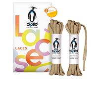 biped Laces 2 Pairs of Tear-Resistant Polyester Shoelaces for Women's, Men's and Children's Shoes, Sneakers, Sports and Running Shoes Oval 6 mm z2912(#28 Beige,120 cm)