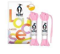 biped Laces 2 Pairs of Tear-Resistant Polyester Shoelaces for Women's, Men's and Children's Shoes, Sneakers, Sports and Running Shoes Oval 6 mm z2912(#11 Baby Pink,140 cm)