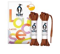 biped Laces 2 Pairs of Tear-Resistant Polyester Shoelaces for Women's, Men's and Children's Shoes, Sneakers, Sports and Running Shoes Oval 6 mm z2912(#25 Light Brown,90 cm)