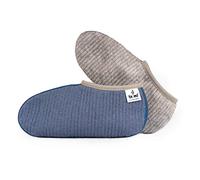 biped Seal Boot Socks - Warming Rubber Boot Socks - Durable with Robust Seam Binding - Thick Quilted Socks as a Replacement for Slippers - Made in Germany - z2744(37-38 EU)