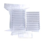 BIPEE Polystyrene Petri Dish, Sterile, Pack of 10 (Square, PetriDish10x10)