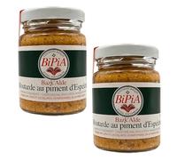 BiPia Mustard with Espelette Chilli Pepper 90g x 2