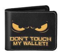 bipkonu Kids Wallet for Boys, Boys Wallet for Kids Ages 5-7 8-10 9-12 12-14, Funny Leather Bifold Rfid Blocking Purse Coin Pocket Id Window, Christmas Birthday Gift for Teens Boy Youth, Donn't