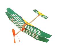 Biplane Model Kit - Educational Plane Model, Hand-Launched Aircraft Toy | Assembly Biplane Kit, Interactive Flight Toy Set for Home Crafting Table, Kids Learning Zone, Shelf Space, Science Fair