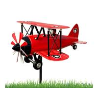 Biplane Wind Spinners Outdoor Airplane Motion Art