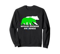 Bipolar Bear Disorder Awareness Mental Health Pun Sweatshirt