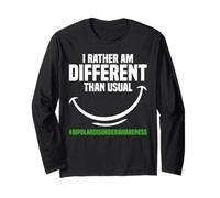 Bipolar Disorder Awareness I Rather Bipolar Disorder Warrior Long Sleeve T-Shirt