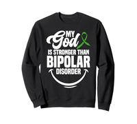 Bipolar Disorder Awareness I Rather Bipolar Disorder Warrior Sweatshirt