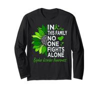 Bipolar Disorder Awareness Month Sunflower Bipolar Disorder Long Sleeve T-Shirt