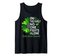 Bipolar Disorder Awareness Month Sunflower Bipolar Disorder Tank Top