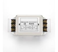 Bipolar Terminal Block 220v Rail Filter Cw4l2 Single-Phase Equipment Filter for Power Mechanical 250vac 6a-30a Noise Suppression(6A no)