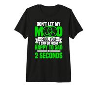 Bipolar Warrior Don't let My Mood Fool You Bipolar Disorder Premium T-Shirt