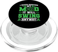 Bipolar Warrior Funny Bipolar disorder PopSockets PopGrip for MagSafe