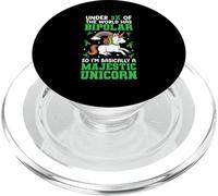 Bipolar Warrior Majestic Unicorn Bipolar disorder PopSockets PopGrip for MagSafe
