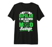 Bipolar Warrior Mood Swings Bipolar Disorder Premium T-Shirt