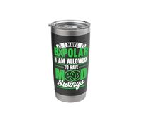 Bipolar Warrior Mood Swings Bipolar Disorder Stainless Steel Insulated Tumbler