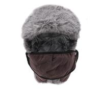 BIPY Unisex Winter Hat with Ear Flap,Warm Windproof and Waterproof,Men Women Trapper Hat with Face Mask,Russian Hat Maintain Temperature with Diamond Lining for Hiking,Climbing,Skiing,One Size。