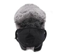 BIPY Unisex Winter Hat with Ear Flap,Warm Windproof and Waterproof,Men Women Trapper Hat with Face Mask,Russian Hat Maintain Temperature with Diamond Lining for Hiking,Climbing,Skiing,One Size.