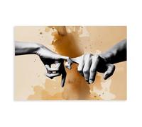 BIQHTGA Reconciliation Wall Art Poster Canvas Poster Bedroom Decor Landscape Office Room Decor Gift 08x12inch(20x30cm)