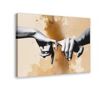 BIQHTGA Reconciliation Wall Art Poster Canvas Poster Wall Art Decor Print Picture Paintings for Living Room Bedroom Decoration 16x24inch(40x60cm)