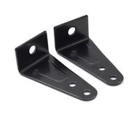 Biqing 1 Pair Light Bar Side Brackets,Univeral LED Light Bar Side Mounting Brackets Kit with Rubber Pad for J-eep Offroad Truck Mounting Double Row LED Work Light Bar