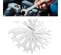 Biqing 14PCS Single END Spanner Set,2mm Super-Thin Open End Wrench Set Flat Spanner Combination Metric 4-23mm Mini Wrench Set for Hard to Reach Places