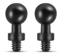Biqing 2pcs 17mm Single Ball Mount Adapter,Ball Mount Accessories Compatible with Mounts for Motorcycle ATV Rearview Mirror Screw Ball Head Mounts