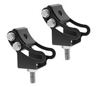 Biqing 2PCS LED Light Bar Base Mounting Bracket Kit,Universal Light Bar Adjustable Slide Mounting Off Road Work Light Bracket for Most Straight or Curved from 4 inch up to 52 inch