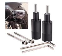 Biqing 2PCS Motorcycle Spotlight Mount Bracket,Universal M6 M8 Motorcycle Modified LED Spotlights Bracket Holder Fog Light Mount Use for Front Mudguard for Radiator(Black)