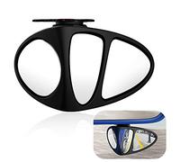Biqing 3 In 1 Blind Spot Mirrors,360° Rotation Car Auxiliary Rearview Mirror Three Sided Blind Spot Mirror Reversing Parking Side Rear View Mirrors Universal Car Accessories,Right