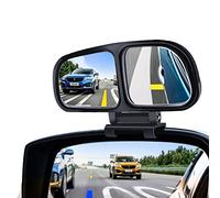 Biqing Auxiliary Mirror, Black Adjustable Car Reversing Auxiliary Mirror Blind Spot Reversing Rearview Mirror for Blind Side/Door Mirrors Universal Left
