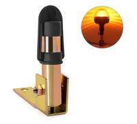 Biqiure 1PC Beacon Mounting Bracket,Rotating Flashing Amber Beacon Mount Bracket Flexible DIN Pole Base Fixing Bracket for Forklift Truck Flashing Rotating Warning Light- T Shape (L-1X)