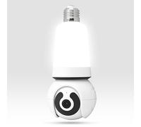 Biqiure 1PC Light Bulb Security Camera 1080P,2.4G WiFi Wireless Camera Indoor Outdoor With Adjustable LED Lights for Home Security,Color Night Vision,2-Way Audio, Real-Time Alert