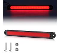 Biqiure 1PC Universal 12V Third Brake Light,LED High Level Brake Lamp Waterproof 3rd Brake Light Strip with 2 Modes Flashing & Steady for Cars, Vans, SUVs