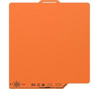 BIQU CryoGrip Pro Frostbite Panda Build Plate Orange, Upgrade Cold Build Plate for Bambu-Lab P1S/P2S/P1P/X2D/X1C/X1E/A1 3D Printers, Double Sided Spring Steel Sheet,Room Temperature Print,257x257mm