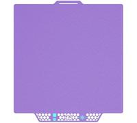 BIQU CryoGrip Pro Glacier Build Plate for Bambu-Lab P2S P1S P1P X2D X1C X1E A1 3D Printers, Double-Sided Fine Textured Spring Steel Sheet, Firm Adhesion, 257x257mm, Purple