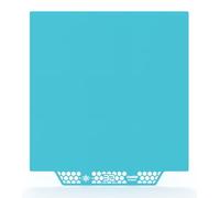 BIQU CryoGrip Pro Glacier-Original Panda Build Plate for Voron 300/QIDI Plus 4 3D Printers, 300x300mm Double Sided Fine Textured Spring Steel Sheet