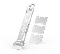 BIQU Panda Edge 3D Printer Scraper, Stainless Steel Metal 3D Printer Spatulas, 3D Prints Removal Tool Kit Compatible with Bambu-Lab Spatula Blades, 3D Printer Tool Sets with 3 Extra Blades