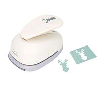 Bira 3 inch Elk Head Lever Action Craft Punch, Christmas Punch for Paper Crafting Scrapbooking Cards Arts