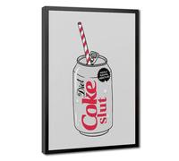 BIRART Diet Cola Illustrated Art Canvas Poster Bedroom Decor Landscape Office Room Decor Gift 24" L X 36" W